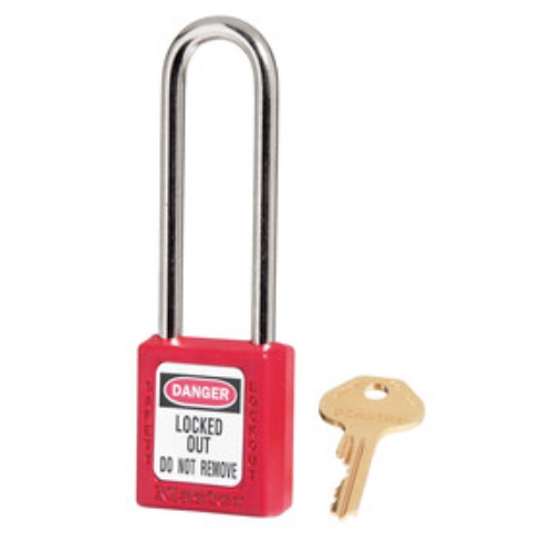 MASTERLOCK 410LTRED RED ZENEX THERMOPLASTIC SAFETY PADLOCK 