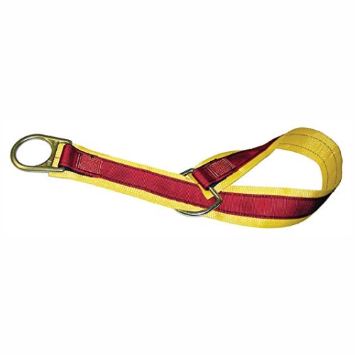 MSA 10023490 ANCHORAGE CONNECTOR STRAP, YELLOW NYLON, DOUBLE D-RING